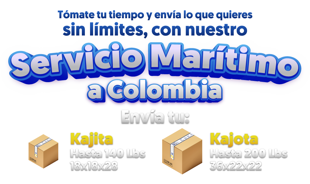 Tarifas de envío marítimo de cajas a Centroamérica